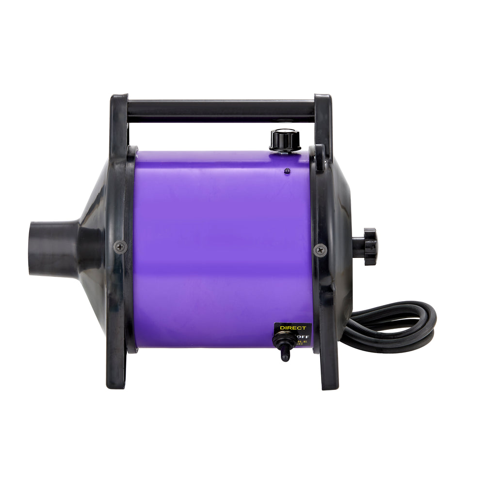 Purple GustyAir Mini high-velocity dryer with variable-speed control