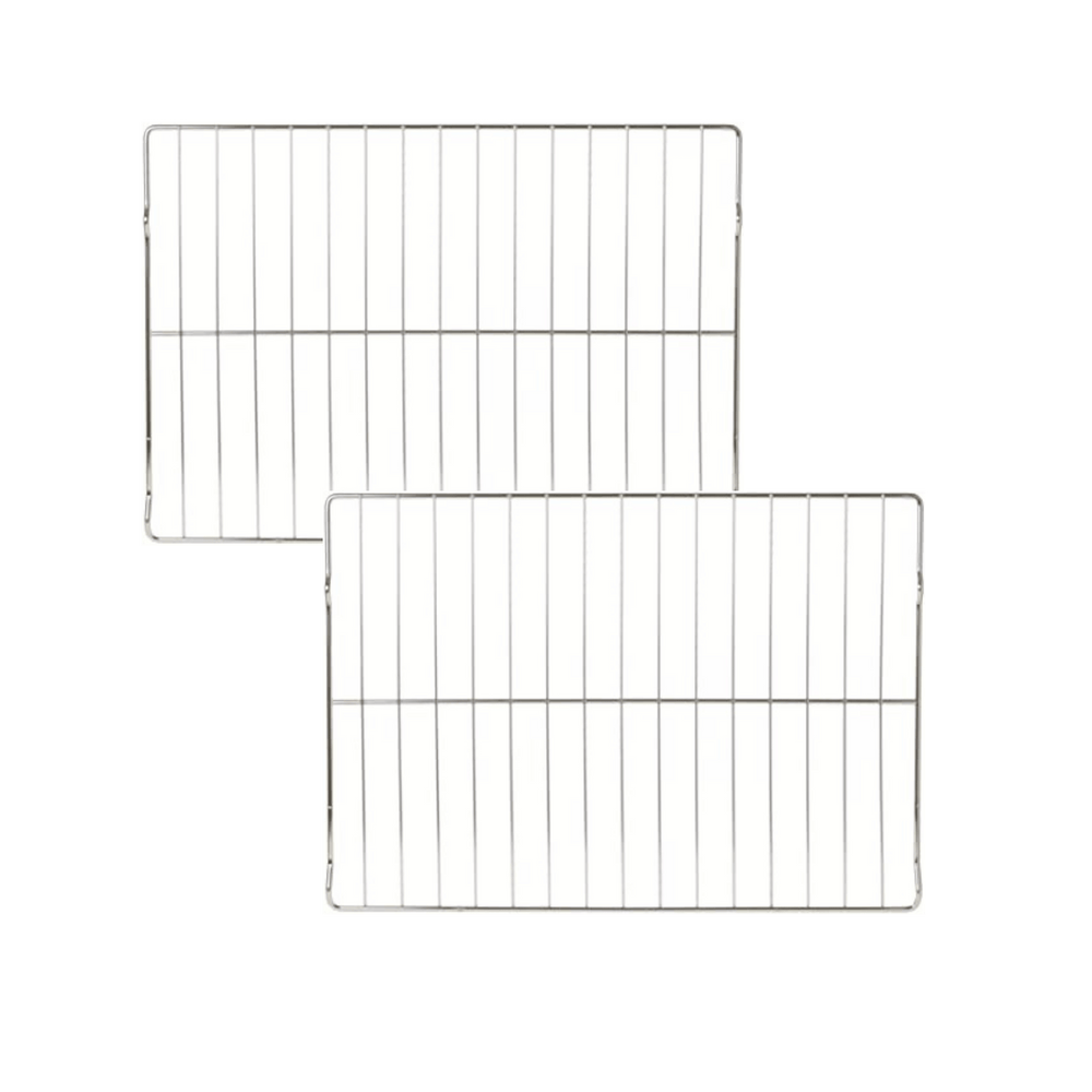 Two replacement shelves inside the Tool Klean Oven Pro UV-C sanitizer