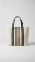 Canvas tote bag with interior pocket